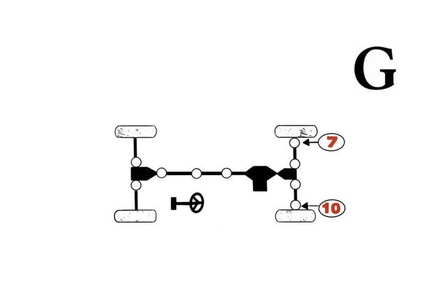 Kawasaki Mule 1000 Rear Axle U-Joint Set 49050-1002
