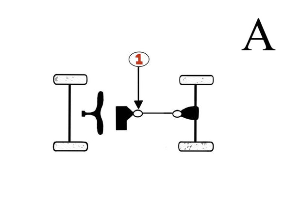 Polaris Atp / Magnum Rear Driveshaft U-Joint Set 330 / 500 2200771