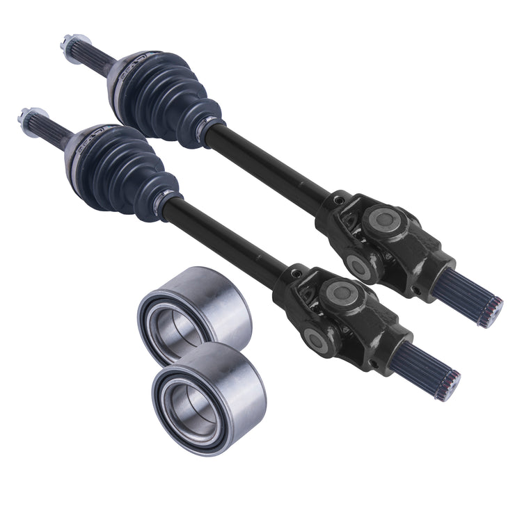Polaris Magnum Sportsman 330 500 700 Front Axles and Wheel Bearing Set 2002 - 2005