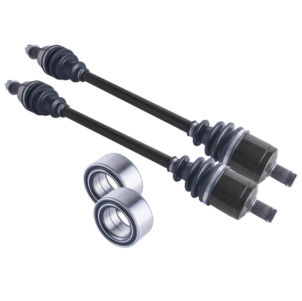 Polaris  Ranger RZR S 800 900 1000 Front Axles and Wheel Bearing Set 2009 - 2021