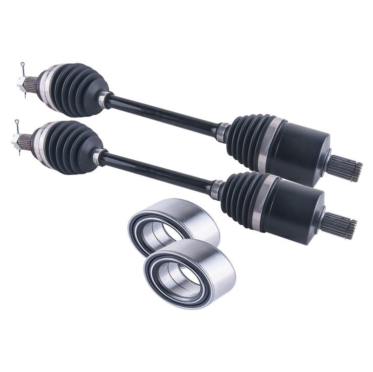 Polaris Sportsman Scrambler Front Differential Axles & Wheel Bearings Bundle
