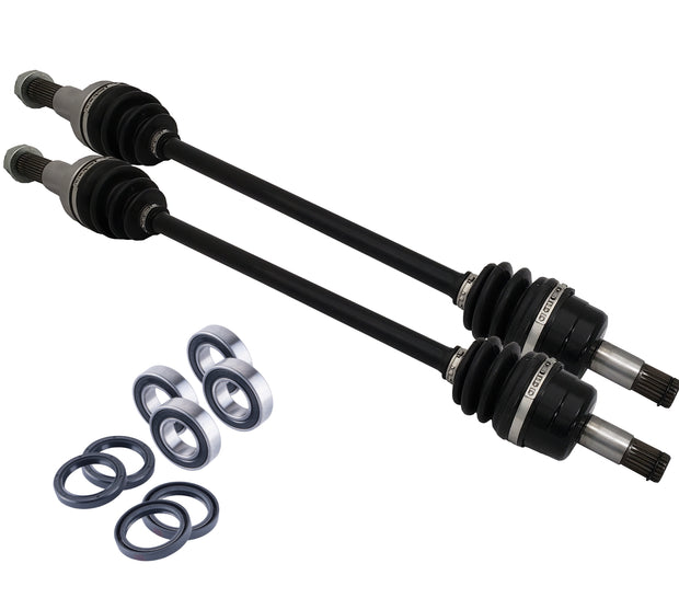 Yamaha Viking Wolverine Front Axles and Wheel Bearing Set 2014 - 2024