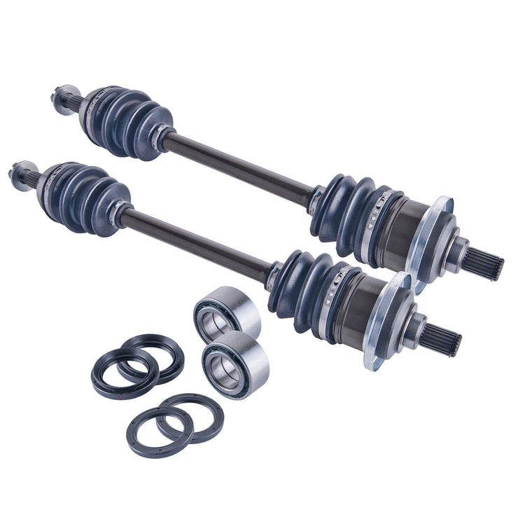 Arctic Cat 400 500 FIS Front Axles and Wheel Bearing Set 2002 - 2004