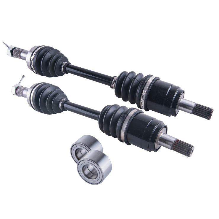 Honda TRX420 Fourtrax Rancher Non IRS Front Axles and Wheel Bearing Set