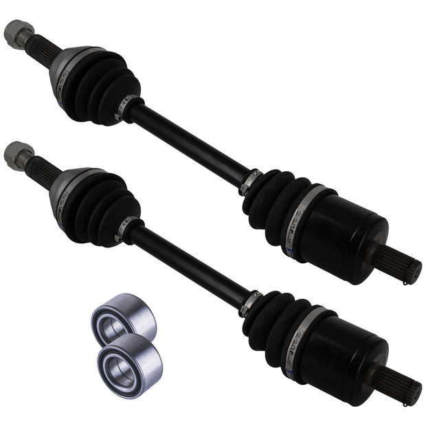 Bobcat 2200 series 4 Passenger front cv axles & wheel bearings set