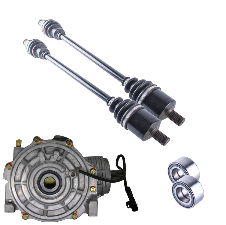 Polaris RZR 1000 XP Front Differential Axles & Wheel Bearings Bundle