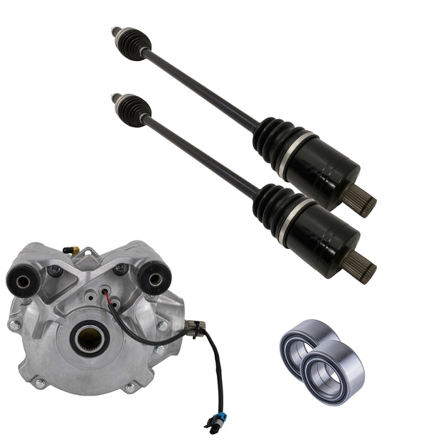 Polaris UTV Front Differential Axles & Wheel Bearings Bundle 2022-2025