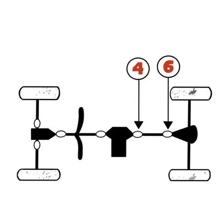 Arctic Cat Final Drive Shaft U-Joint     0402-944, 1402-462