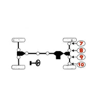 Suzuki Quv 620 Rear Axle U-Joint Set K4905-01060