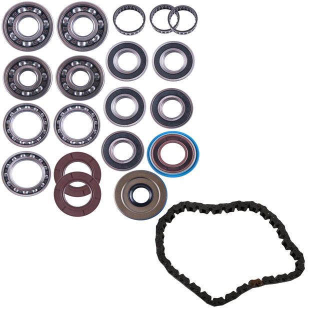 Polaris RZR 1000 XP rear transmission bearing seal & chain kit